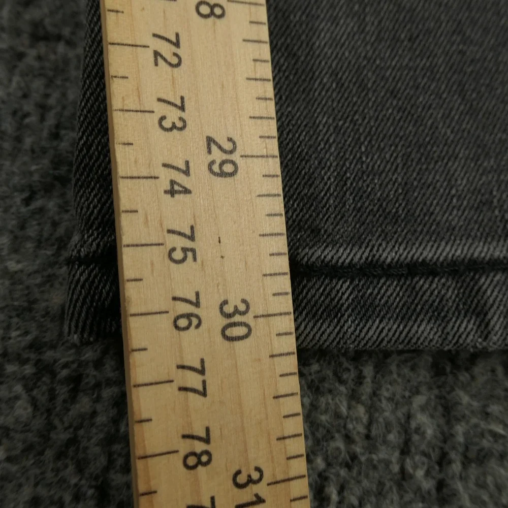Levis 559 Jeans Mens 42x30 Relaxed Straight Stretch Grey Denim Pants Workwear